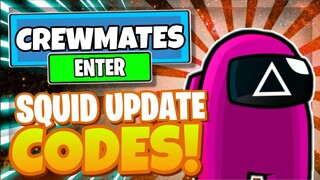 *OCTOBER 2021* CREWMATES CODES ALL NEW *SQUID🦑* UPDATE  Roblox Crewmates