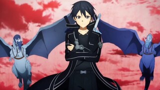 "Gaya Dua Pedang Kirito" Saat aku menghunus pedang kedua, tidak ada seorang pun yang bisa berdiri di