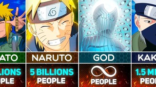 How Many People Will It Take to Kill Naruto\Boruto Characters | AnimeVerse