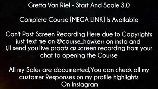 Gretta Van Riel Course Start And Scale 3.0 Download