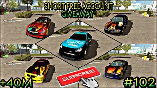 [🔴Short Free Account Giveaway#102 ] [ Paid Mags ] Car Parking Multiplayer 4.7.8