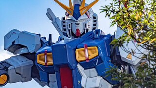 Fukuoka Larabaodu, Jepang 1/1 Patung Berdiri Daniel Gundam Nyata Hampir Foto 0114