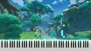 【原神】须弥OST「化城郭BGM」钢琴