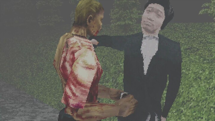 Cutscene dari game klasik PS1 "War of the Dead" pada tahun 1990-an