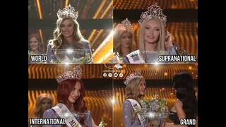 Miss Czech Republic 2022 Krystyna Pyszkova, Kristyna Malirova, Adela Maderycova, Mariana Beckova