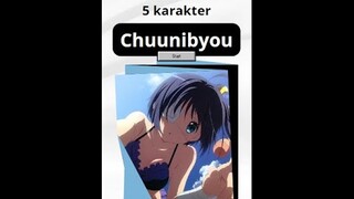 5 Rekomendasi Karakter Chuunibyou. ngetes #shorts #anime #wibu