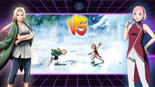 Sakura Vs Tsunade | Jump Force MUGEN v7 | Tsunade senju Vs Sakura Haruno