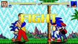 AN Mugen Request #1818: Dee Bee Kaw & Sonic VS Sonic.exe & Mario.exe