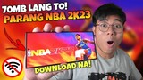 NBA 2K23 MOBILE PERO 70Mb Lang? Sulit To! (OFFLINE GAME)