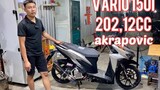 Vario 150i 202,12cc Gắn Bô aKrapovic PKL l Sinh Cây Cám l