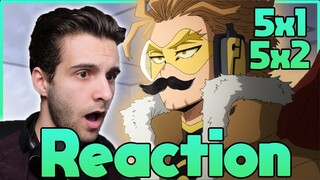 ROASTING Hero Names | My Hero Academia 5x1 and 5x2 Blind Reaction