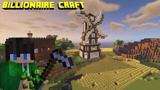 BUMUO NG WINDMILL SA BILLIONAIRE CRAFT | Billionaire Craft S2 #10 (Filipino Minecraft SMP)