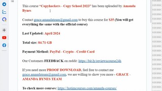 [$35] Copyhackers - Copy School 2023