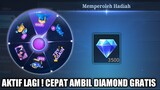 CEPAT LOGIN ! EVENT AKTIF LAGI !! AMBIL DIAMOND GRATIS SEBELUM DI FIX !