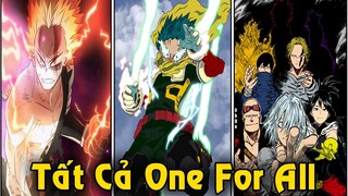 Tổng Hợp Tất Cả 10 Người Dùng One For All Và Năng Lực Riêng Biệt Của Họ - My Hero Academia (2022)