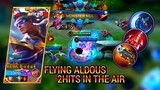 FLYING ALDOUS 2 HITS IN THE AIR  | TOP GLOBAL BRUNO BEST BUILD AND EMBLEM - MASTER BODAK MLBB