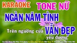 Ngàn Năm Tình Vẫn Đẹp Karaoke Tone Nữ Nhạc Sống - Phối Mới Dễ Hát - Nhật Nguyễn