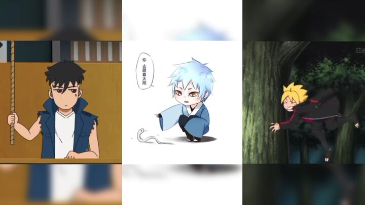 3 bertanduk #Kawaki Momoshiki #mitsuki #Uzumaki Boruto + Momoshiki 🗿