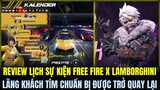 (Free Fire) Lãng Khách Tím Chuẩn Bị Được Trở Lại, Review Lịch Sự Kiện Mới Free Fire X Lamborghini