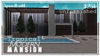 Tropical Modern Mansion| Welcome to bloxburg