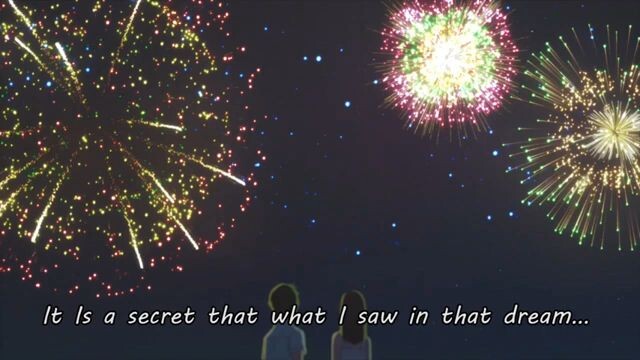 Kimi no Suizou wo Tabetai Fireworks Full 『Lyrics AMV』 Himitsu - Sumika