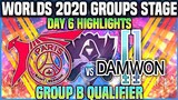 PSG vs DWG Highlight Chung Kết Thế Giới 2020 Vòng Bảng Ngày 6 | PSG Talon vs DAMWON