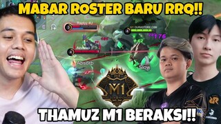 Mabar Para Roster Baru RRQ!! Auto Keluar THAMUZ M1!! - Mobile Legends