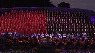 "Battle Hymn of the Republic" w/ the Mormon Tabernacle Choir LIVE from West Point | West Point Band