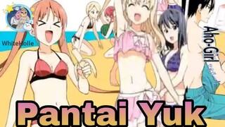 Dub indo|| [[ Pergi Ke Pantai Bareng Ayang Part 2 ]] anime aho girls