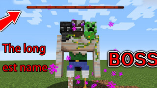 [Game]Create a boss with original creatures in Minecraft