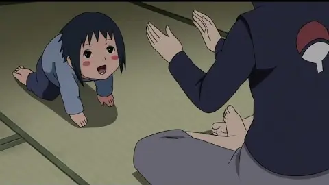kid Sasuke and Kid Itachi cute moments || Sasuke's Childhood || Little Sasuke trains with Itachi ||