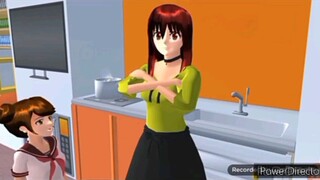 Bu nunung marah nilai monik turun || sakura school simulator ||