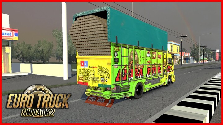Truck Cabe Bawa Bambu Dari Gunung Kidul Jogja Part 1/2 - ETS 2 Mod Indonesia