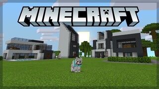 CONSTRUINDO UMA VILA MODERNA NO MINECRAFT PT1 77%