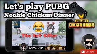 Honor Play || Let's play PUBG || NOOBIE Chicken Dinner (The Bot Killer) tagalog