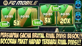 F2P FULL SENYUM!!BOCORAN PAKET RIVAL DIVISI!! PERSIAPAN GHACHA BRUTAL BESOK DI EA SPORT FC 24 MOBILE