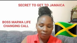 Emergency Call From My Boss @iammarwa !! On How I Should Get To #Jamaica  🇯🇲