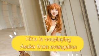 Hii, today i m cosplaying asuka from evangelion.. 🤗🤗