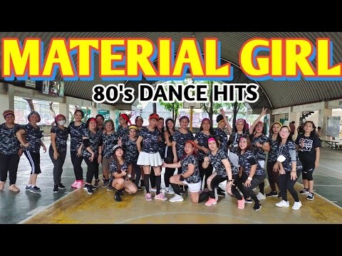 MATERIAL GIRL (80's DANCE HITS) | Dj YuanBryan | Dance Fitness | by Team #1 & Villanueva Zladies