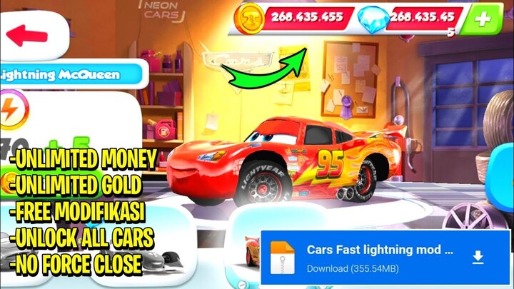Cars fast as lightning mod apk terbaru Unlimited money