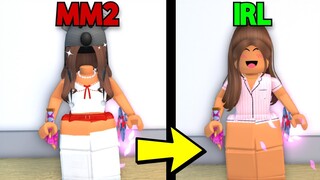 Roblox Murder Mystery 2, BUT IT'S ME IRL!