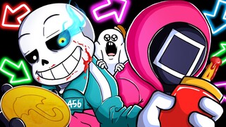 MUKBANG vs Friday Night Funkin, Squid game, Undertale COMPLETE EDITION #5