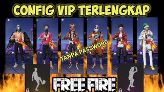 CONFIG VIP TERBARU VIRAL DI TIKTOK FF BUNDLE LANGKA EMOTE TERLENGKAP V8 | FREE FIRE INDONESIA