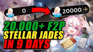 28,000+ FREE STELLAR JADES IN PATCH 1.0 | Honkai: Star Rail (Stellar Jade Farming Guide)