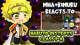 MHA/BNHA+Rimuru Reacts To Class 1-A VS. Naruto || Gacha Club ||