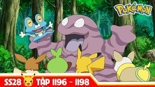 Review Pokemon SS28 TẬP 1196 - 1198 | Đài phát thanh vương quốc bí mật của băng Hỏa tiễn.