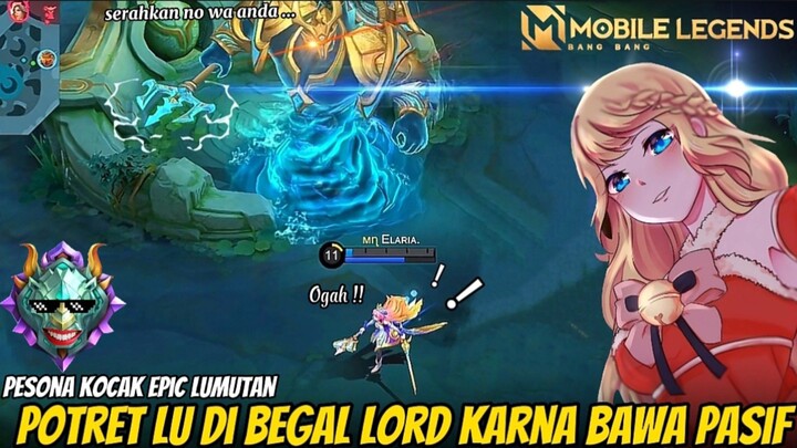 PESONA LUCU PLAYER EPIC GHOBLOK MOBILE LEGENDS 🤣 ~MLBB WTF FUNNY MOMENT