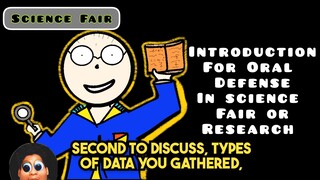 Intro for Oral Defense in Research or Science Fair