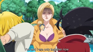 Gelda Angary on Zeldris because of his harsh tone to Meliodas | Anime Hashira