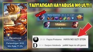 DITANTANG HAYABUSA NO ULTIMATE SAMA SUBSCRIBERS ! AUTO MANIAC ! Stenly Hayabusa Gameplay !